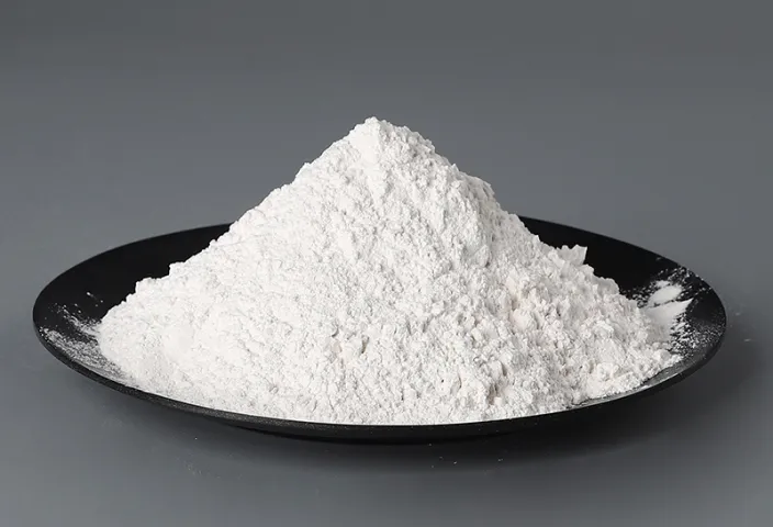 Treated calcium oxide desiccant powder