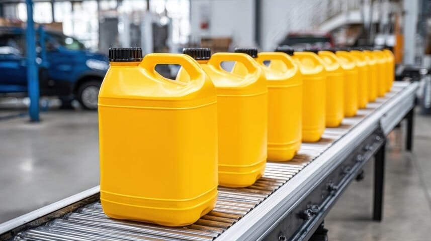 Rigid plastic containers and bottles