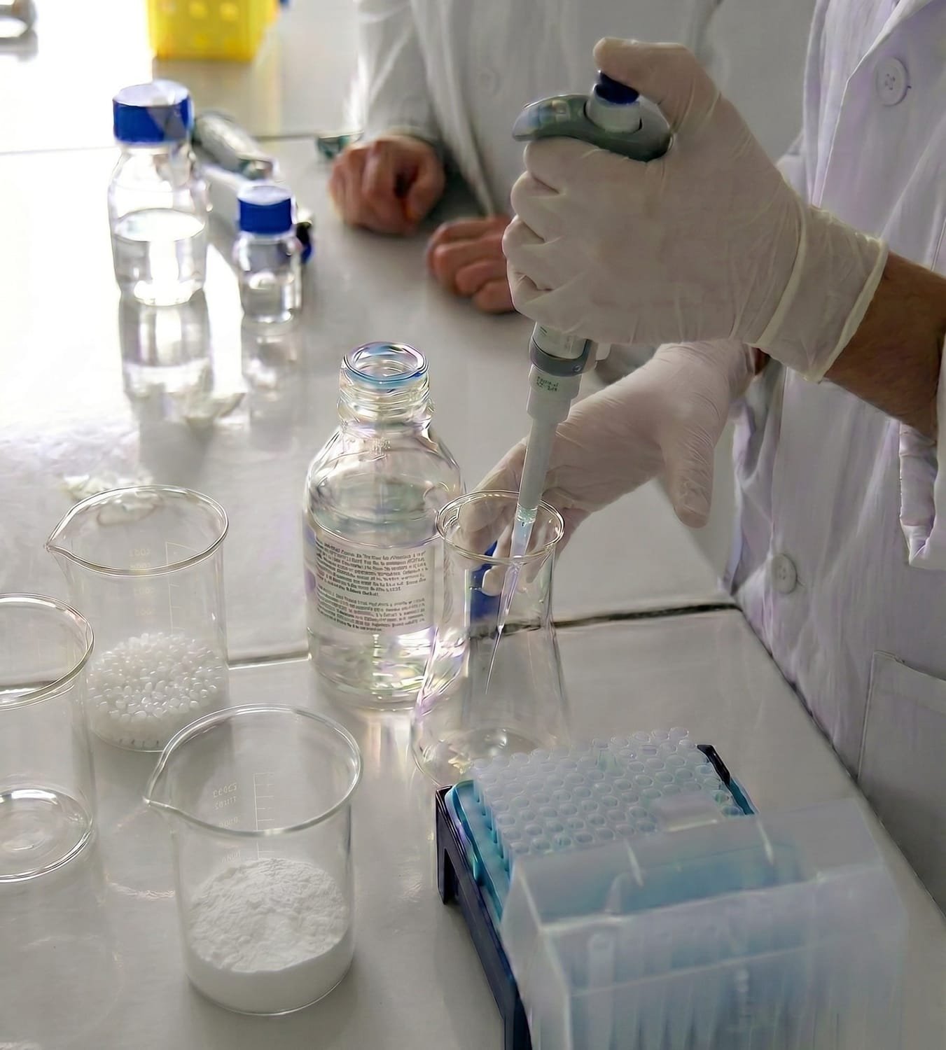 Shreegopal Polychem in-house polymer lab, instrument bench in Jodhpur